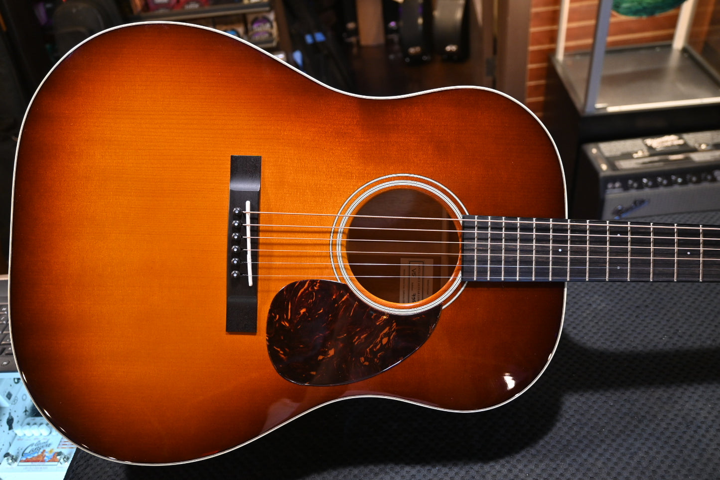 Santa Cruz Vintage Southerner Adirondack/Mahogany - Sunburst Guitar #7958 - Danville Music