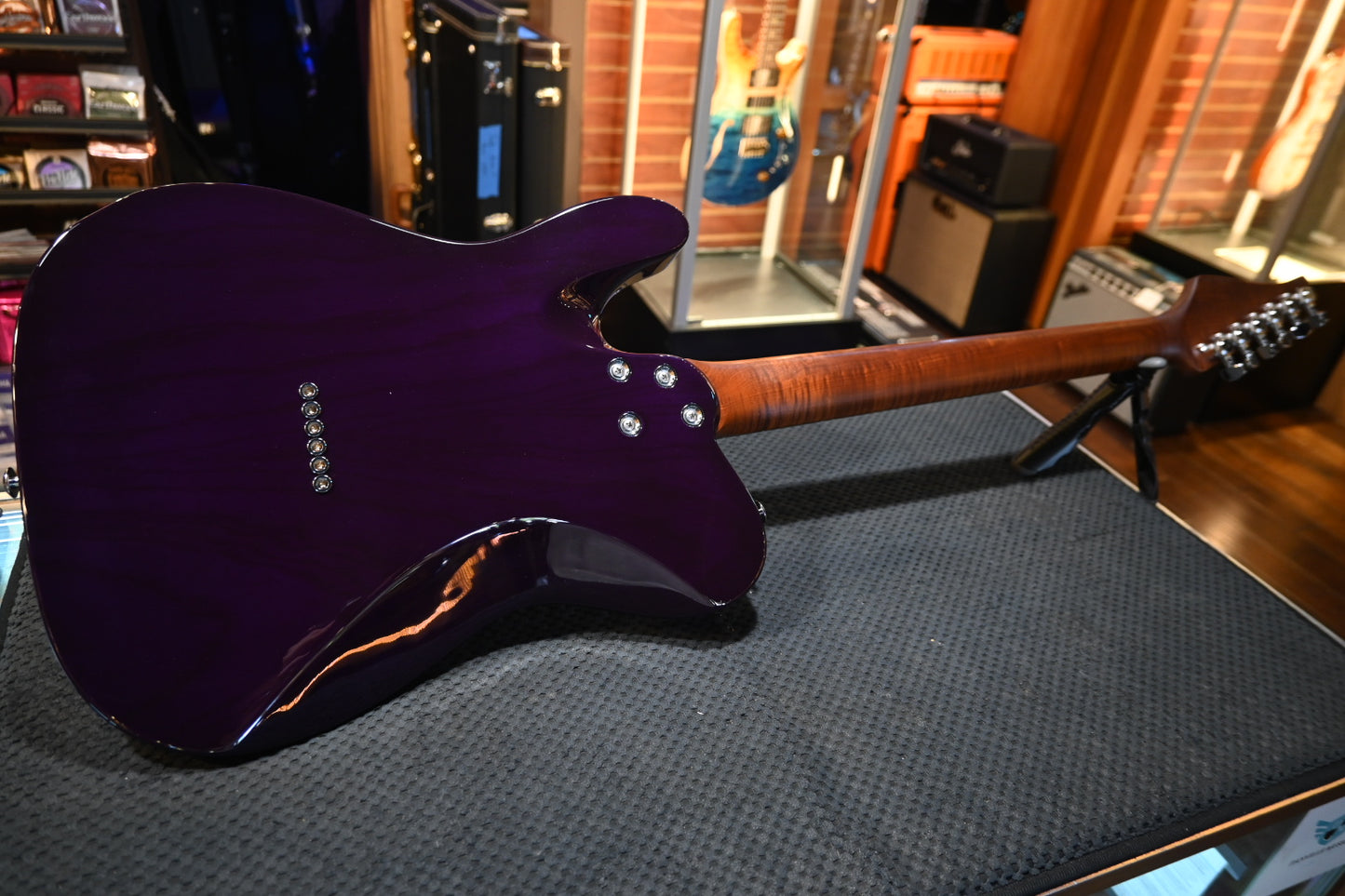 Suhr Custom Modern T - Trans Purple Burst Guitar #9880 - Danville Music