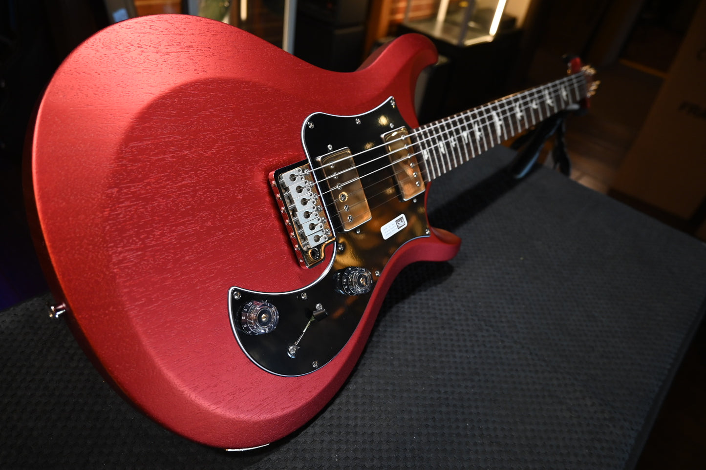 PRS S2 Standard 24 Satin - Red Apple Metallic Guitar #1450 - Danville Music
