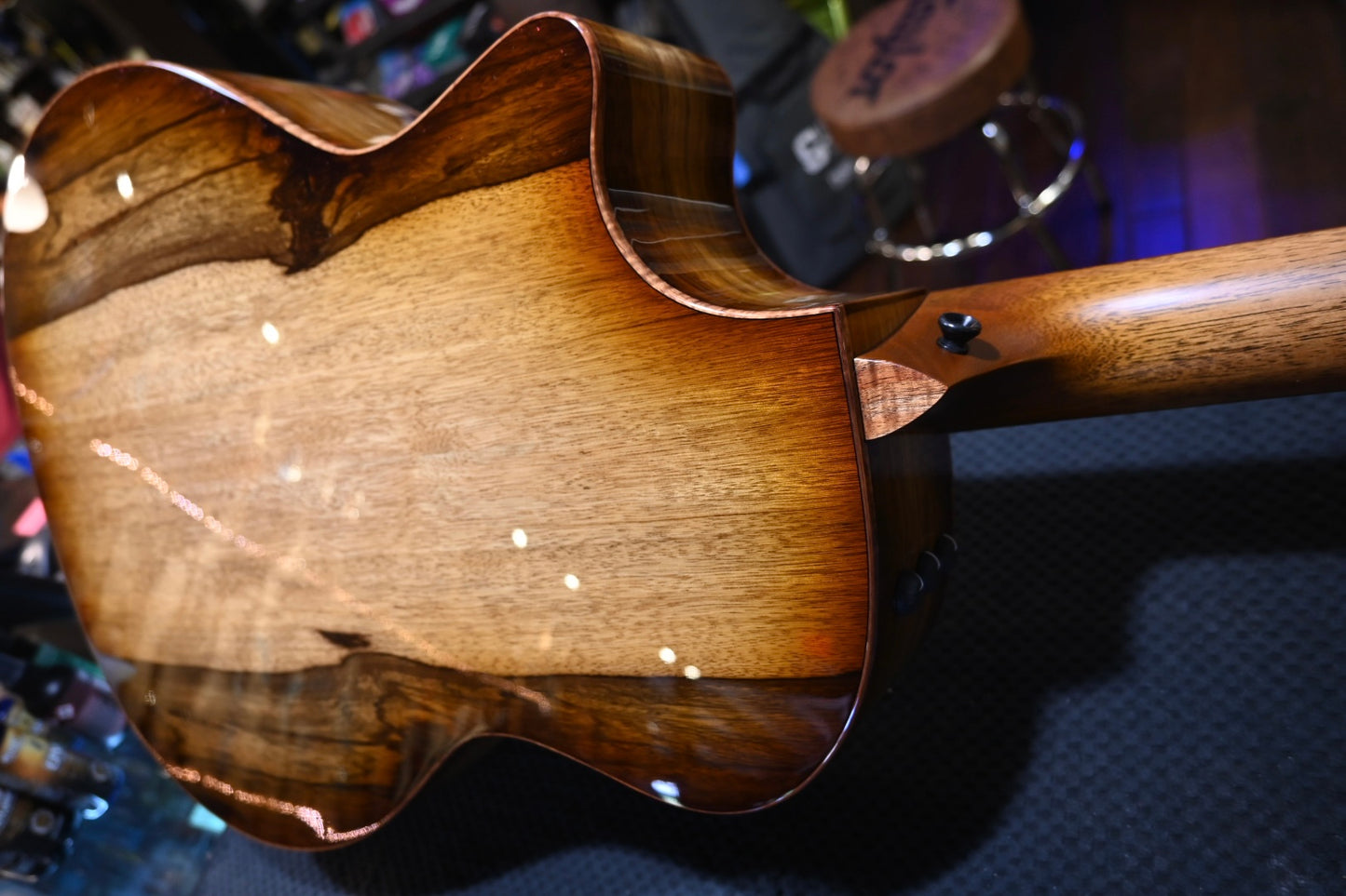 Taylor Custom GA Grand Auditorium Bearclaw Spruce/Black Limba Guitar #4125 - Danville Music