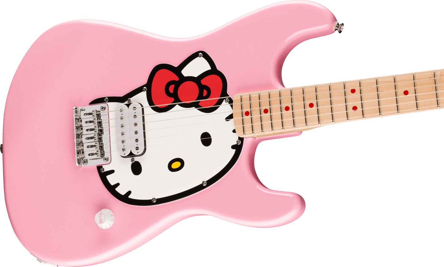 Squire Fender x Hello Kitty Stratocaster - Pink Guitar - Danville Music