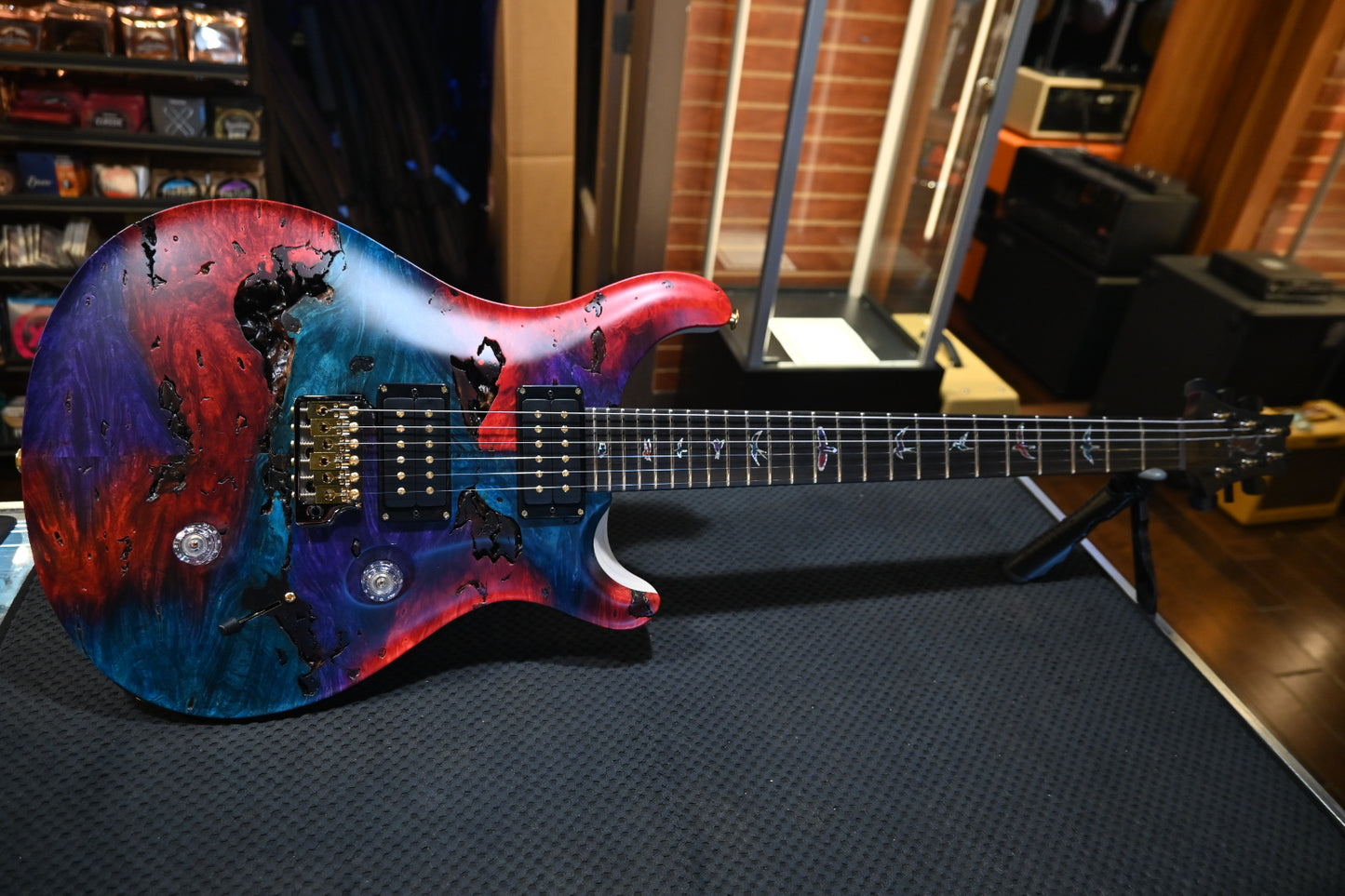 PRS Private Stock Custom 24 Buckeye Burl - Multi-Color Guitar #10499 - Danville Music