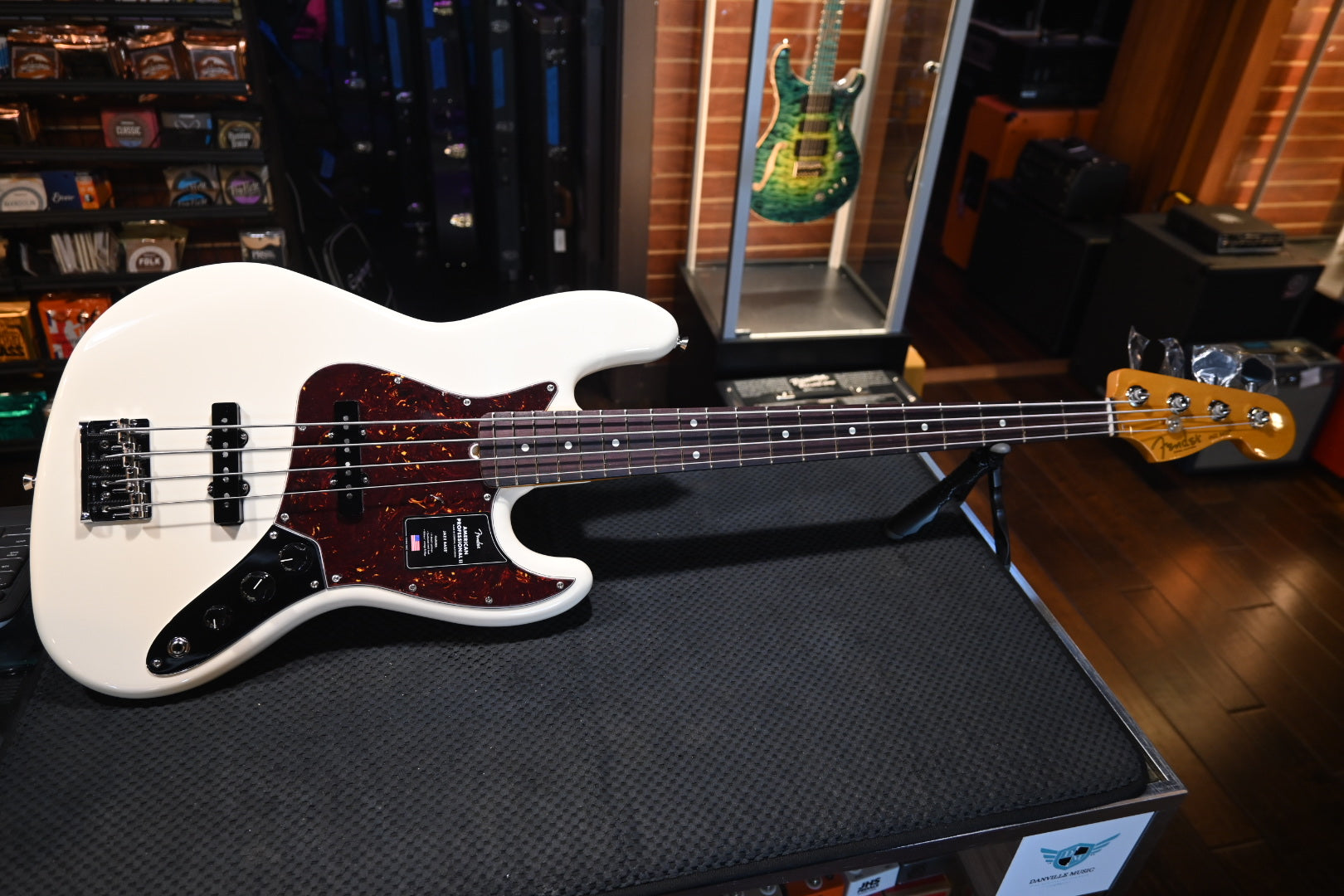 Fender American Professional II Jazz Bass - Olympic White Bass #4036 - Danville Music