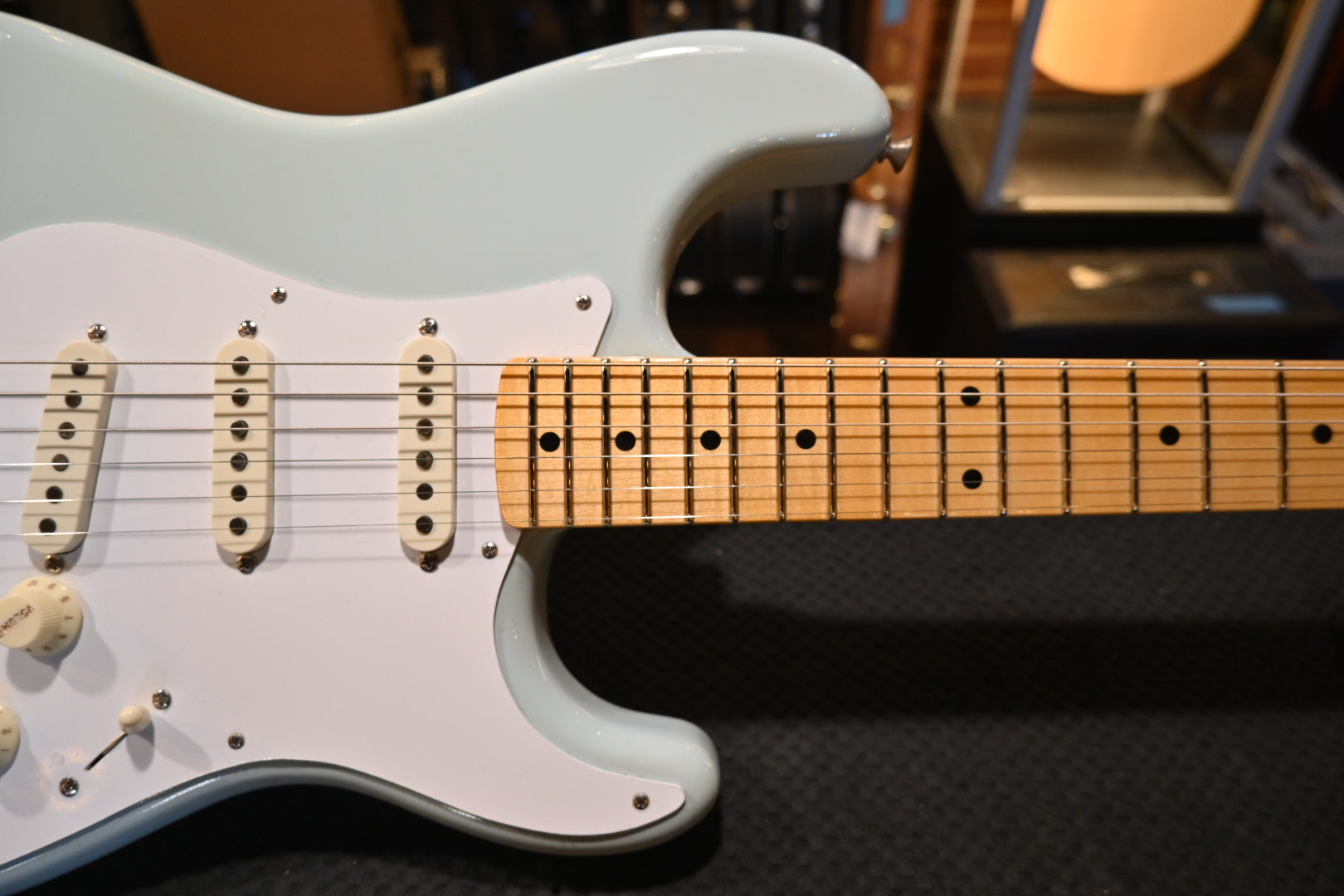 Fender Custom Shop 1957 Stratocaster Time Capsule Finish - Aged Sonic Blue Guitar #4757 - Danville Music