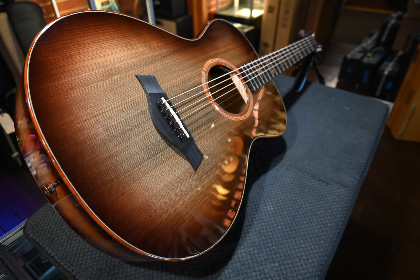 Taylor Custom GC 12-Fret Sinker Cypress/Black Limba “The Monument” Catch #10 Guitar #5101 - Danville Music