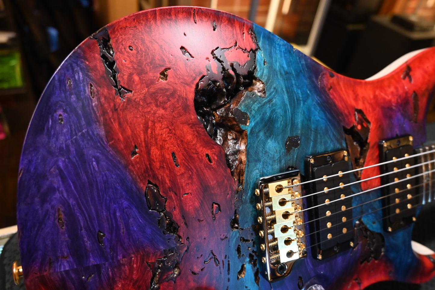 PRS Private Stock Custom 24 Buckeye Burl - Multi-Color Guitar #10499 - Danville Music