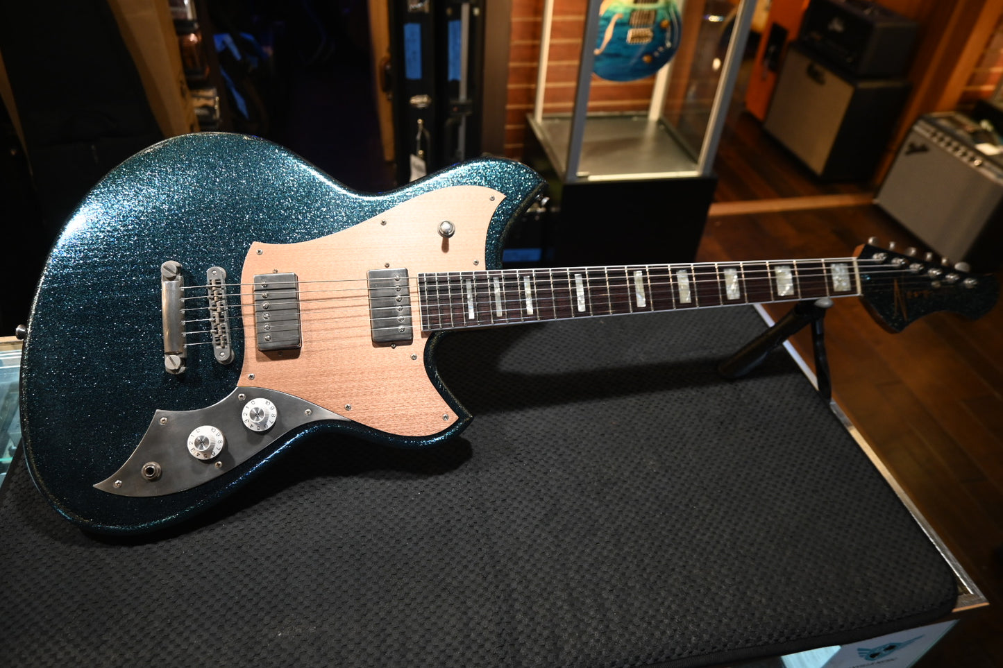 Novo Serus H2 Custom - Merman Sparkle Guitar #1293 - Danville Music