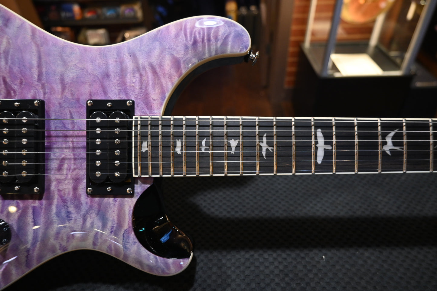 PRS SE Custom 24 Quilt - Violet Guitar #8178 - Danville Music