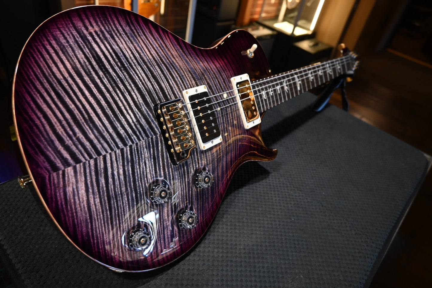 PRS Tremonti Trem 10-Top - Charcoal Purple Burst Guitar #8804 - Danville Music