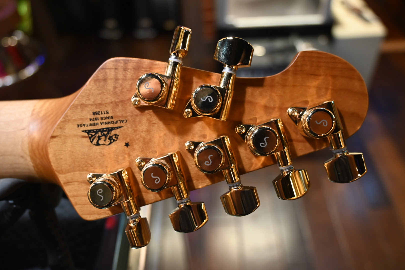 Music Man Jason Richardson 7-String Cutlass - Majora Purple Guitar #1268 - Danville Music