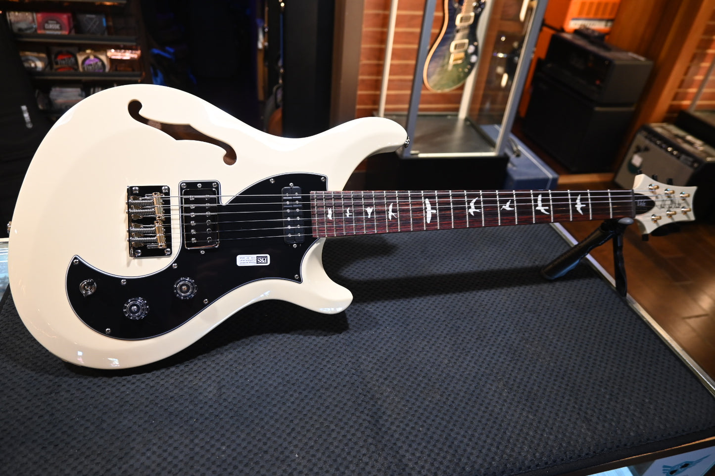 PRS S2 Vela Semi-Hollow - Antique White Guitar #0935 - Danville Music