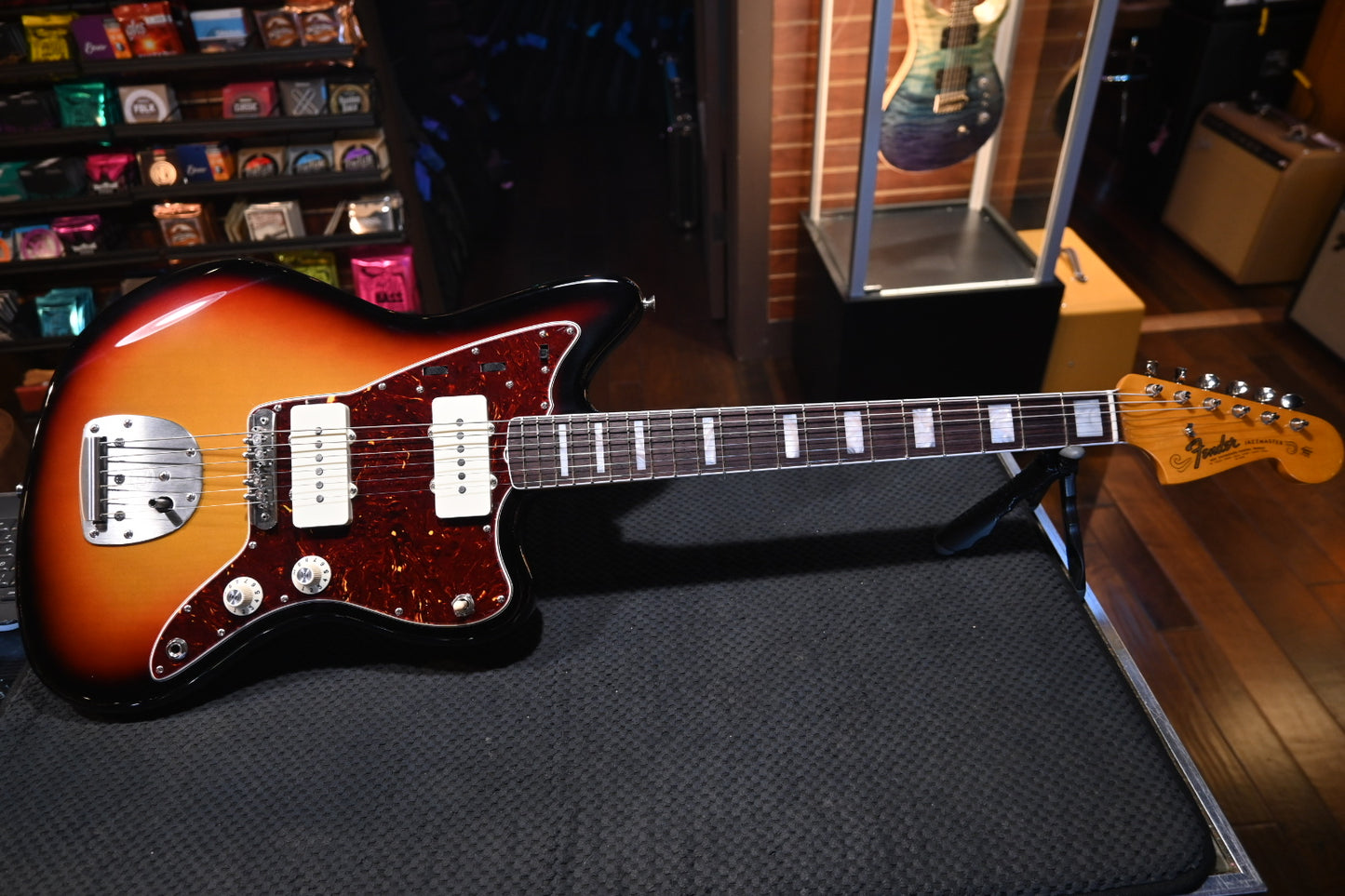 Fender American Vintage II 1966 Jazzmaster Mastery Bridge - 3-Color Sunburst Guitar #2784 PRE-OWNED - Danville Music