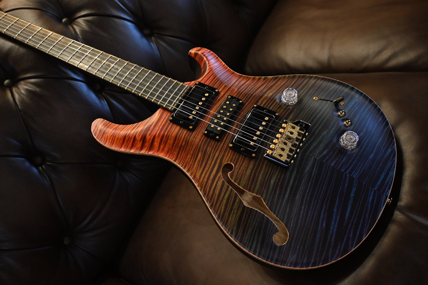 PRS Private Stock Special Semi-Hollow - Zombie Fade Satin Guitar #10776 - Danville Music