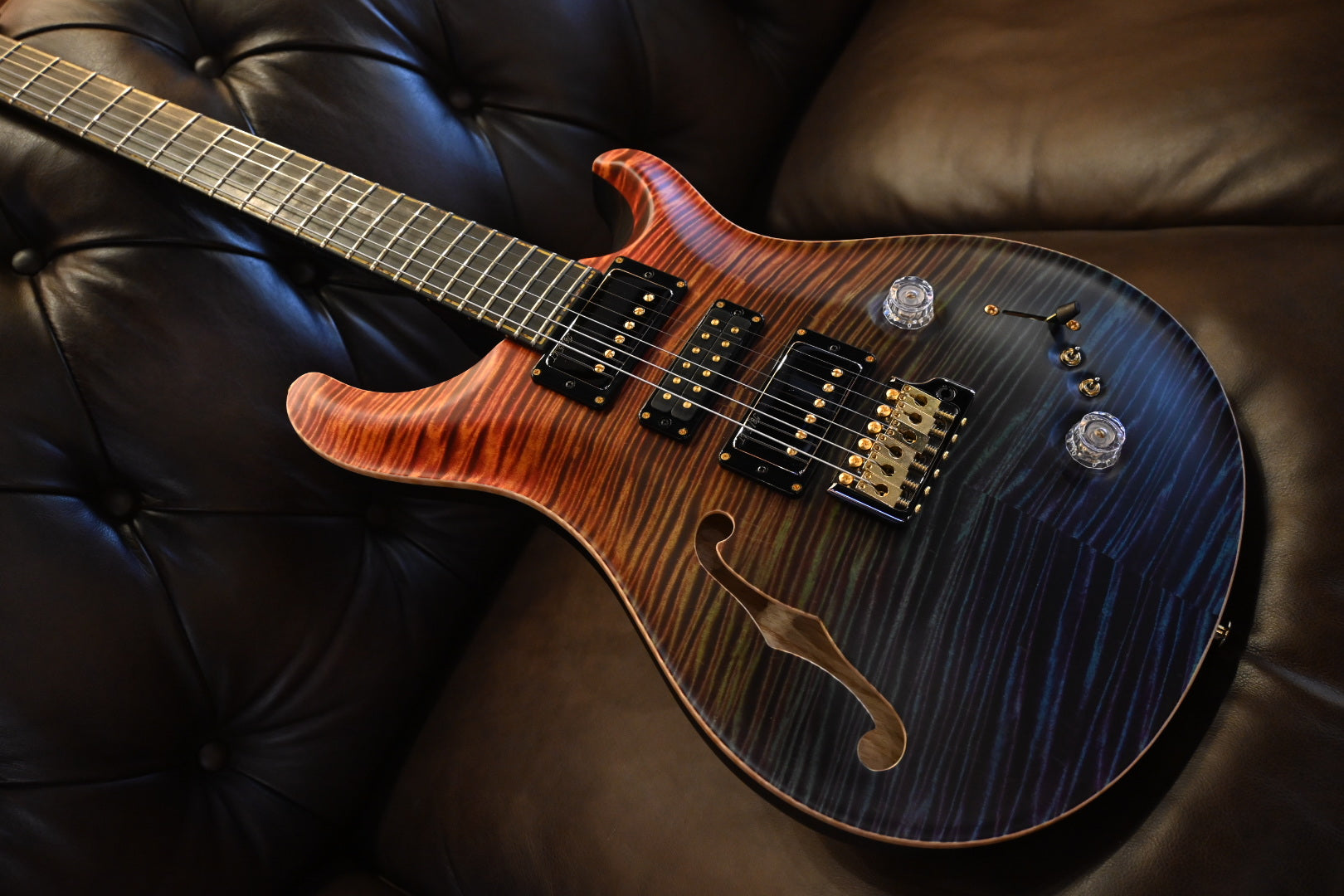 PRS Private Stock Special Semi-Hollow - Zombie Fade Satin Guitar #10776 - Danville Music