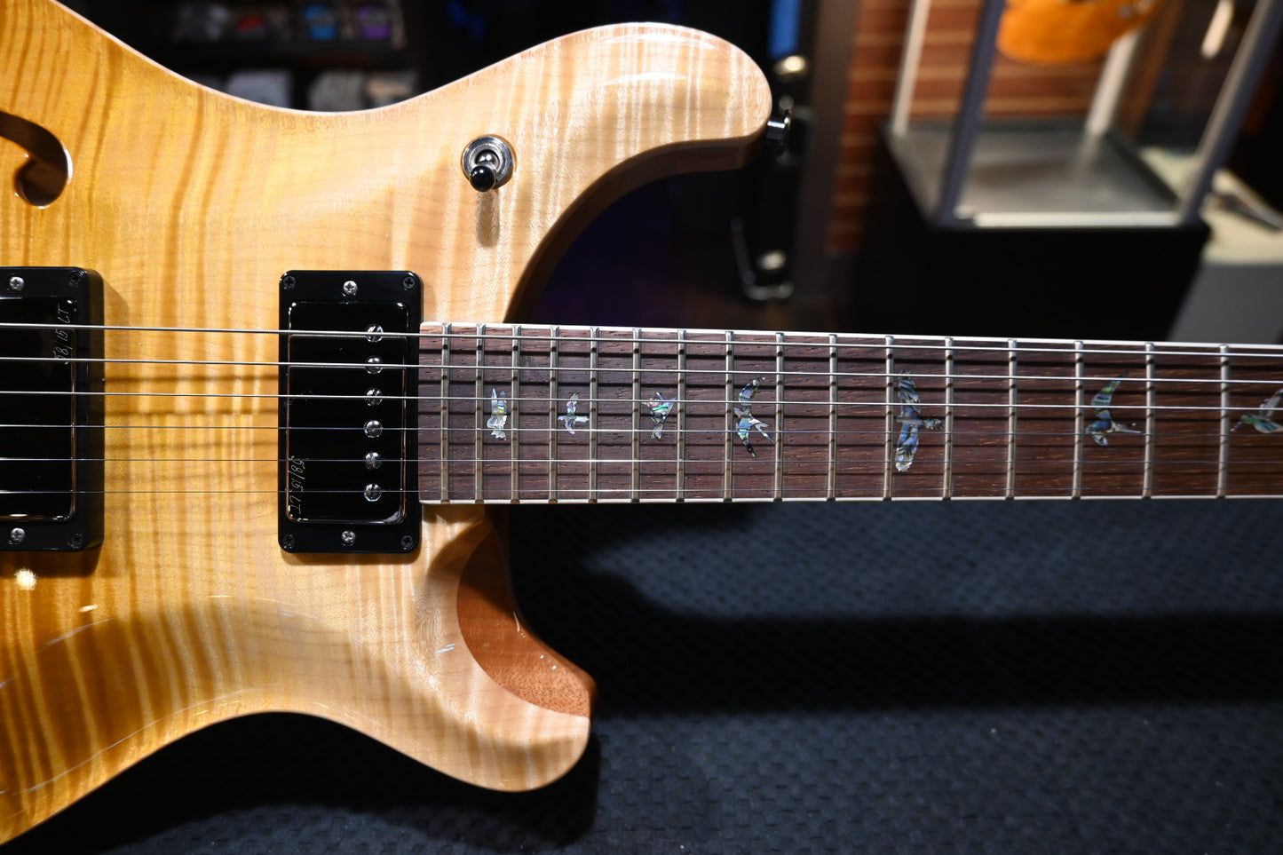 PRS Wood Library McCarty 594 Semi-Hollow Danville Music 35th Anniversary Artist Top - Gold Storm Fade Guitar #2875