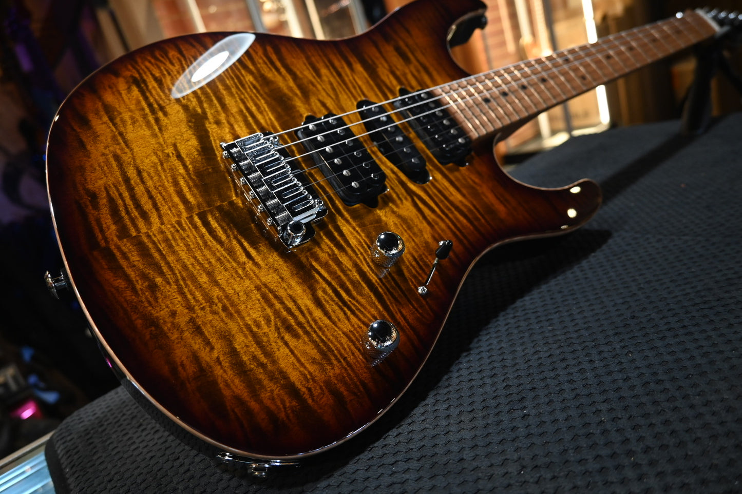 Suhr Modern Plus Roasted Maple - Bengal Burst Guitar #2242 - Danville Music