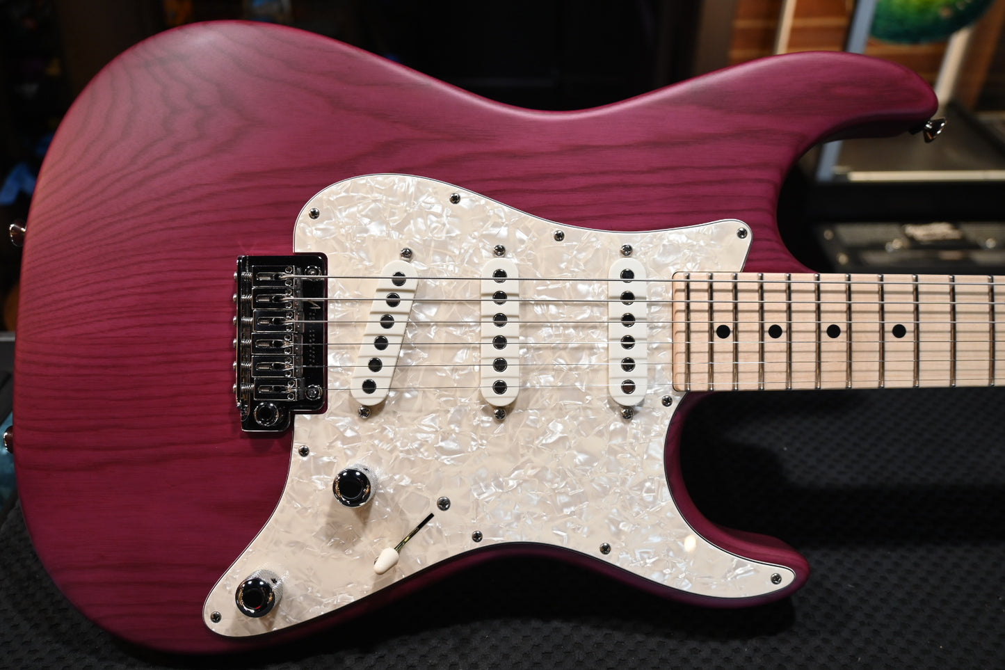 Tom Anderson Classic - Satin Translucent Plum Guitar #324N - Danville Music