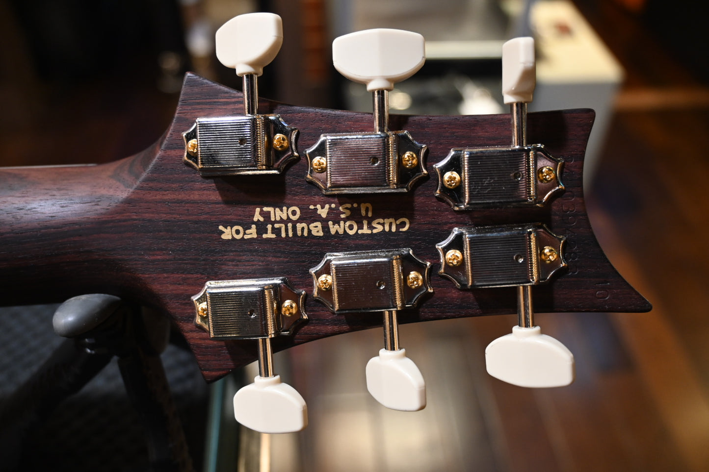 PRS Wood Library McCarty 594 Hollowbody II 10-Top Brazilian Rosewood - Charcoal Purple Burst Guitar #9653 - Danville Music