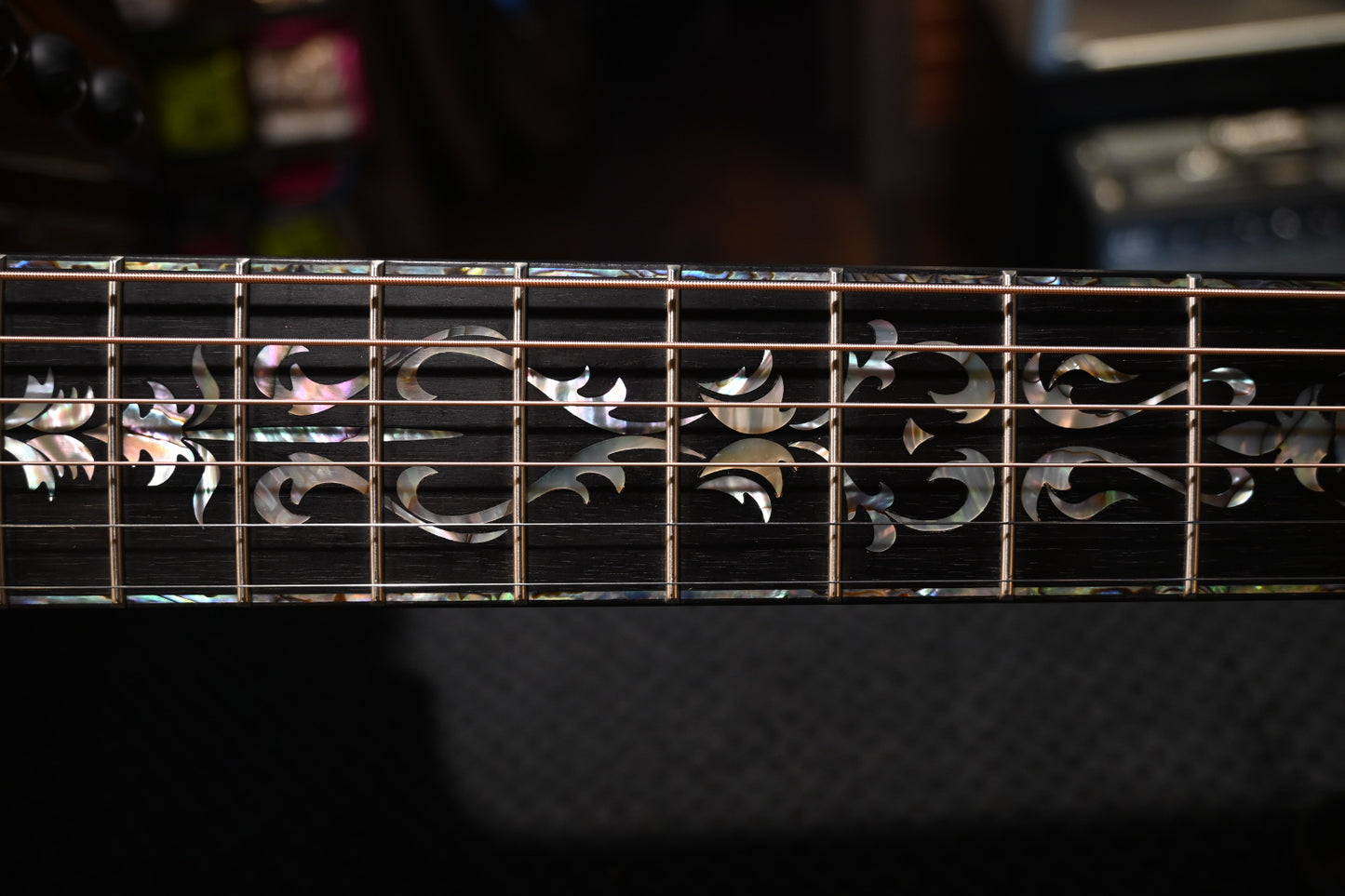 Taylor 50th Anniversary 50th Anniversary Sinker Redwood/Figured Urban Ironbark Guitar #4115 - Danville Music