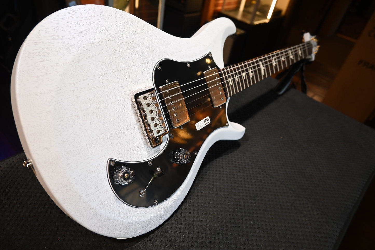 PRS S2 Standard 22 Satin - Pearl White Guitar #1444 - Danville Music