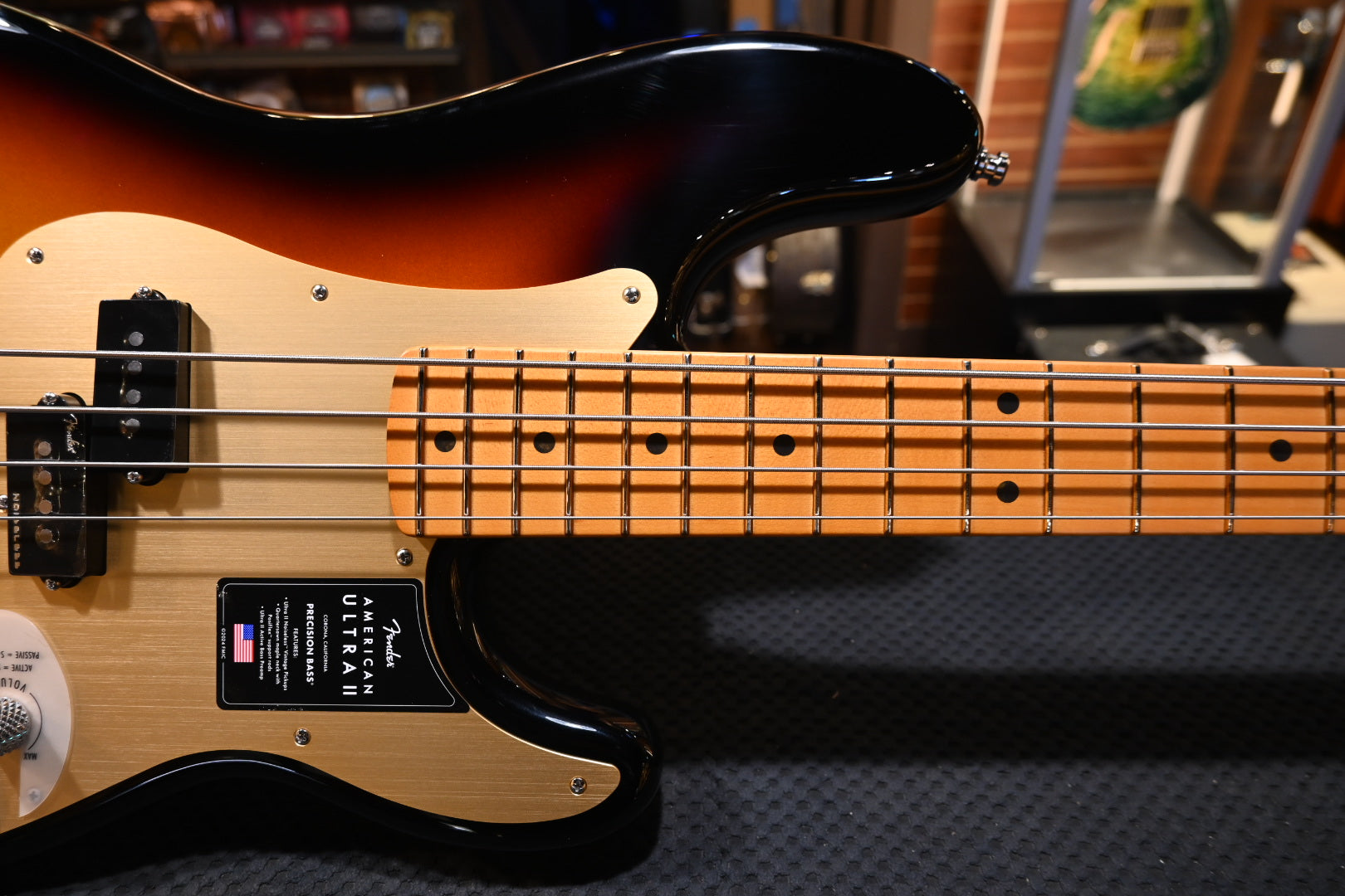 Fender American Ultra II Precision Bass - Ultraburst Guitar #1349 - Danville Music