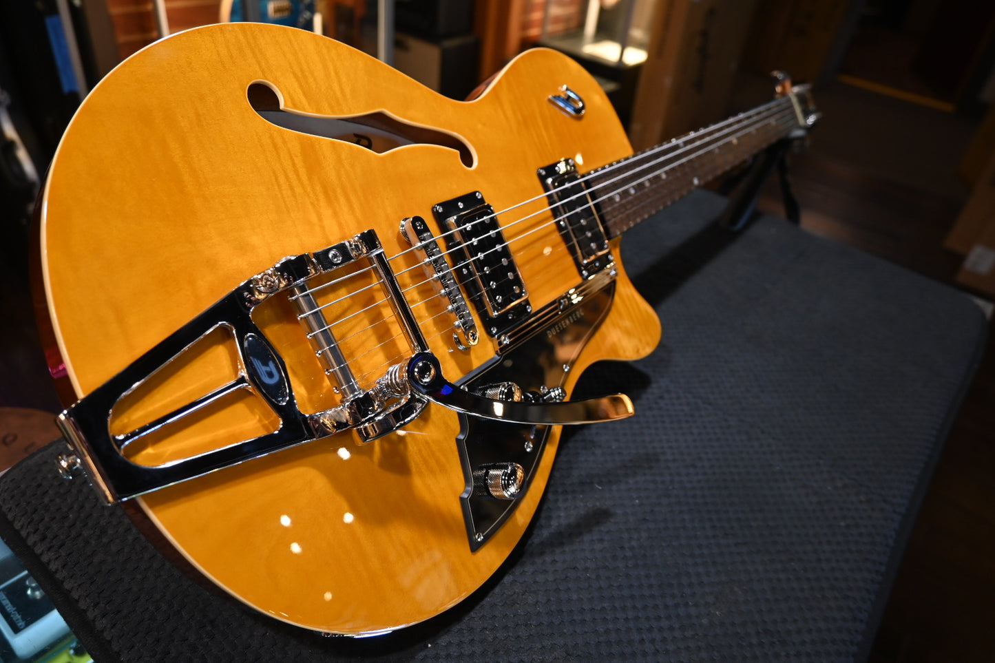 Duesenberg Starplayer CBR - Transparent Honey Guitar #1034 - Danville Music