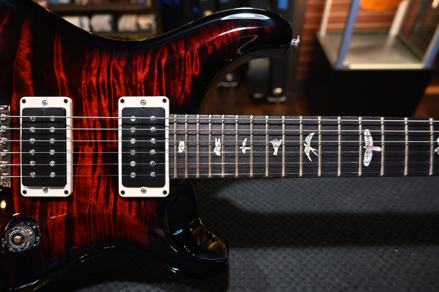 PRS Custom 24 - Fire Red Wrap Guitar #7270 - Danville Music