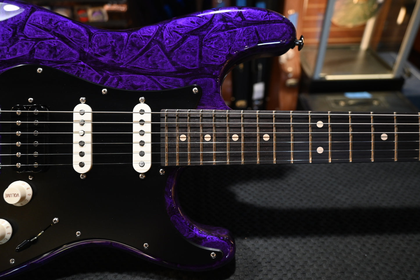 Suhr Custom Classic S - Purple Web Guitar #1218 - Danville Music