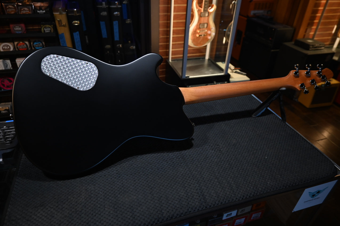 Powers Electric A-Type Select Maple PF42 CamTail - Blue Lagoon Guitar #A667 - Danville Music