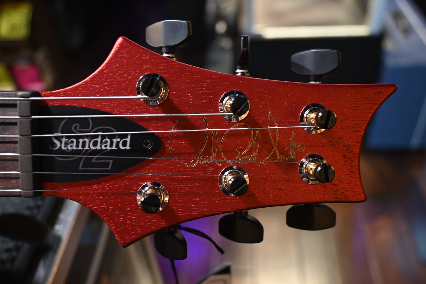 PRS S2 Standard 24 Satin - Red Apple Metallic Guitar #1450 - Danville Music