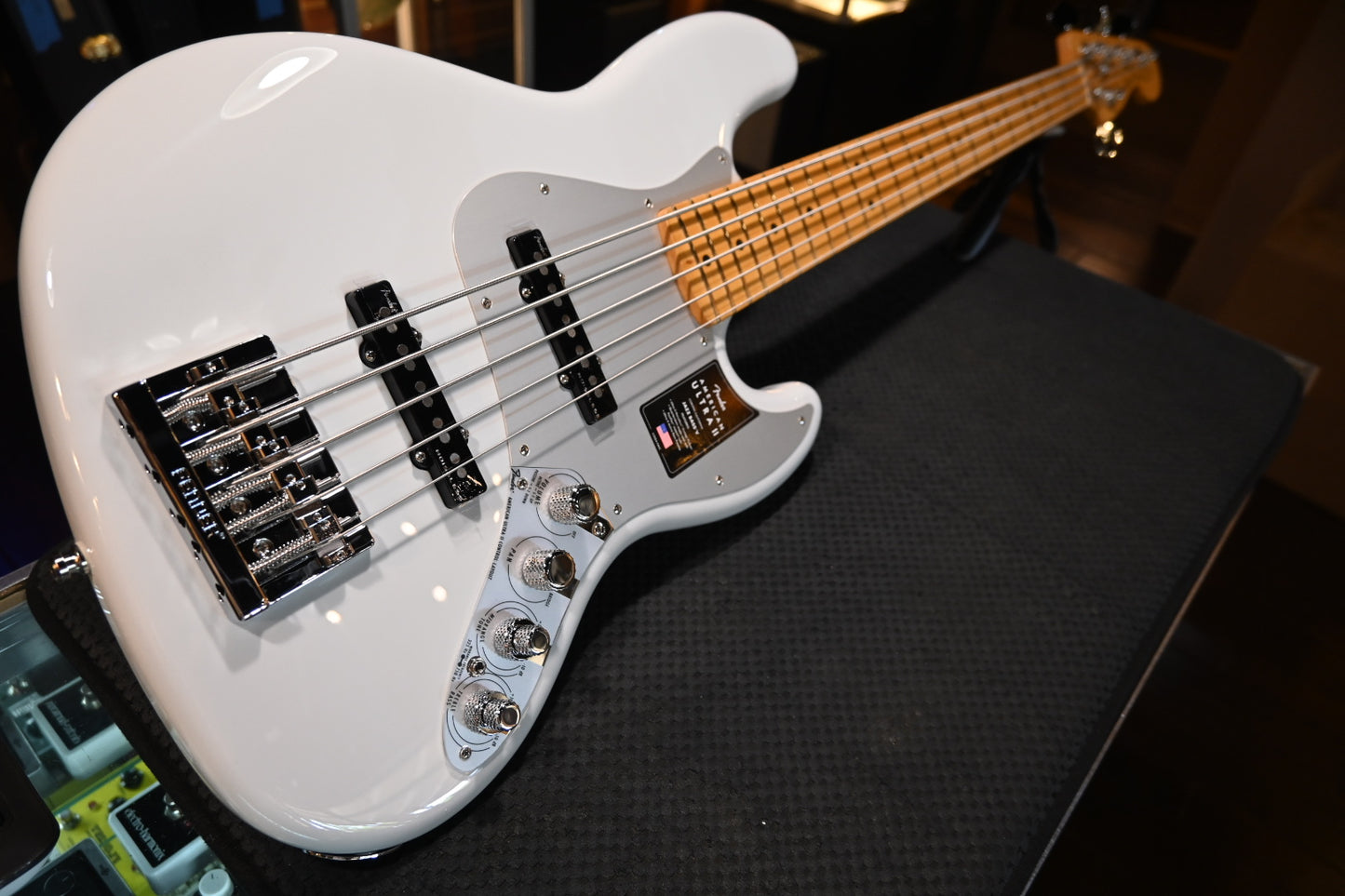 Fender American Ultra II Jazz Bass V - Avalanche Guitar #5647