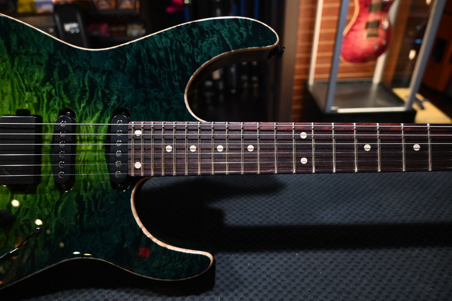 Tom Anderson Angel 2022 - Gamma Green WakeSurf Guitar #022A - Danville Music