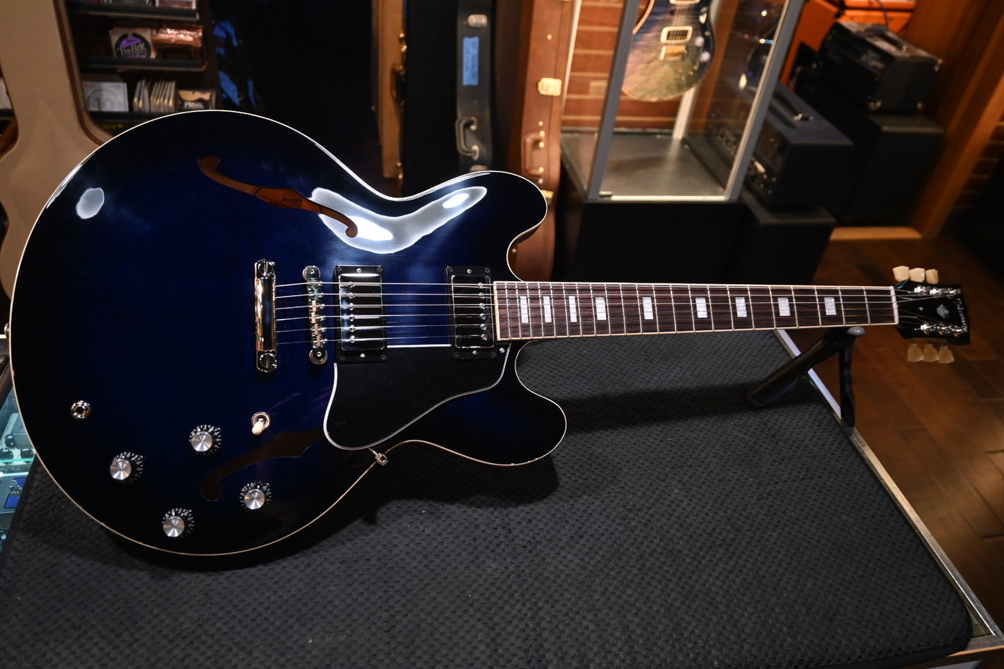 Gibson ES-335 Figured - Deep Ocean Burst Guitar #0087 - Danville Music