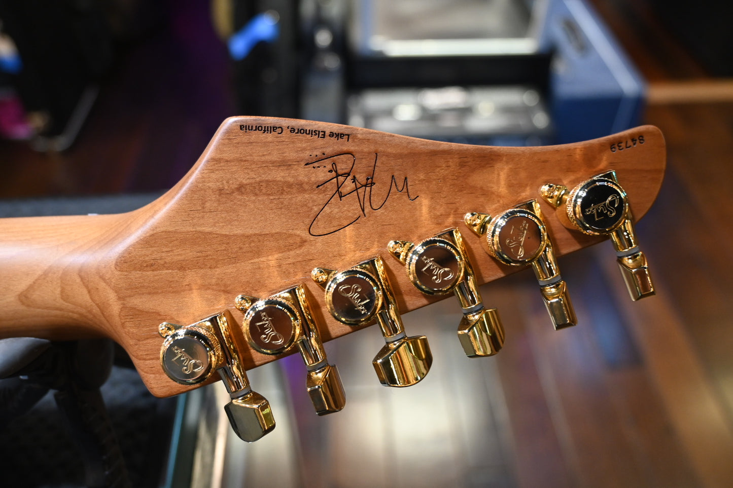 Suhr Mateus Asato Signature Series Classic T Lollar Gold Foils - MA White Guitar #4739 - Danville Music