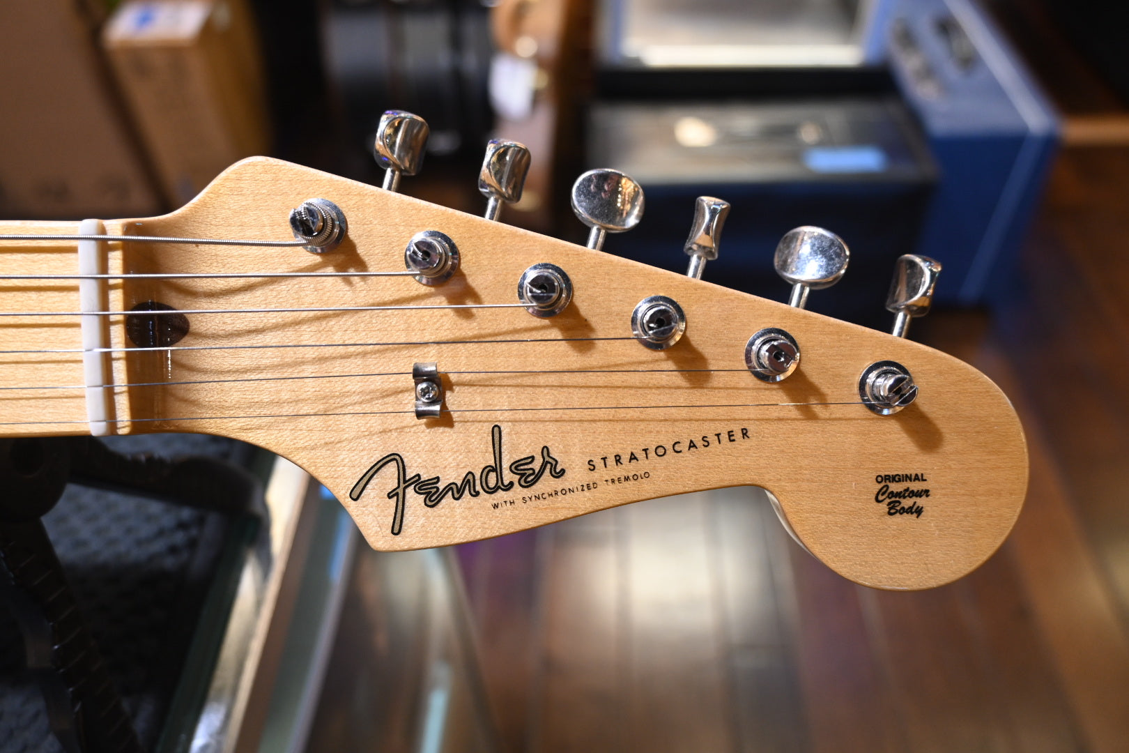 Fender Custom Shop 1957 Stratocaster Time Capsule Finish - Aged Sonic Blue Guitar #4757 - Danville Music