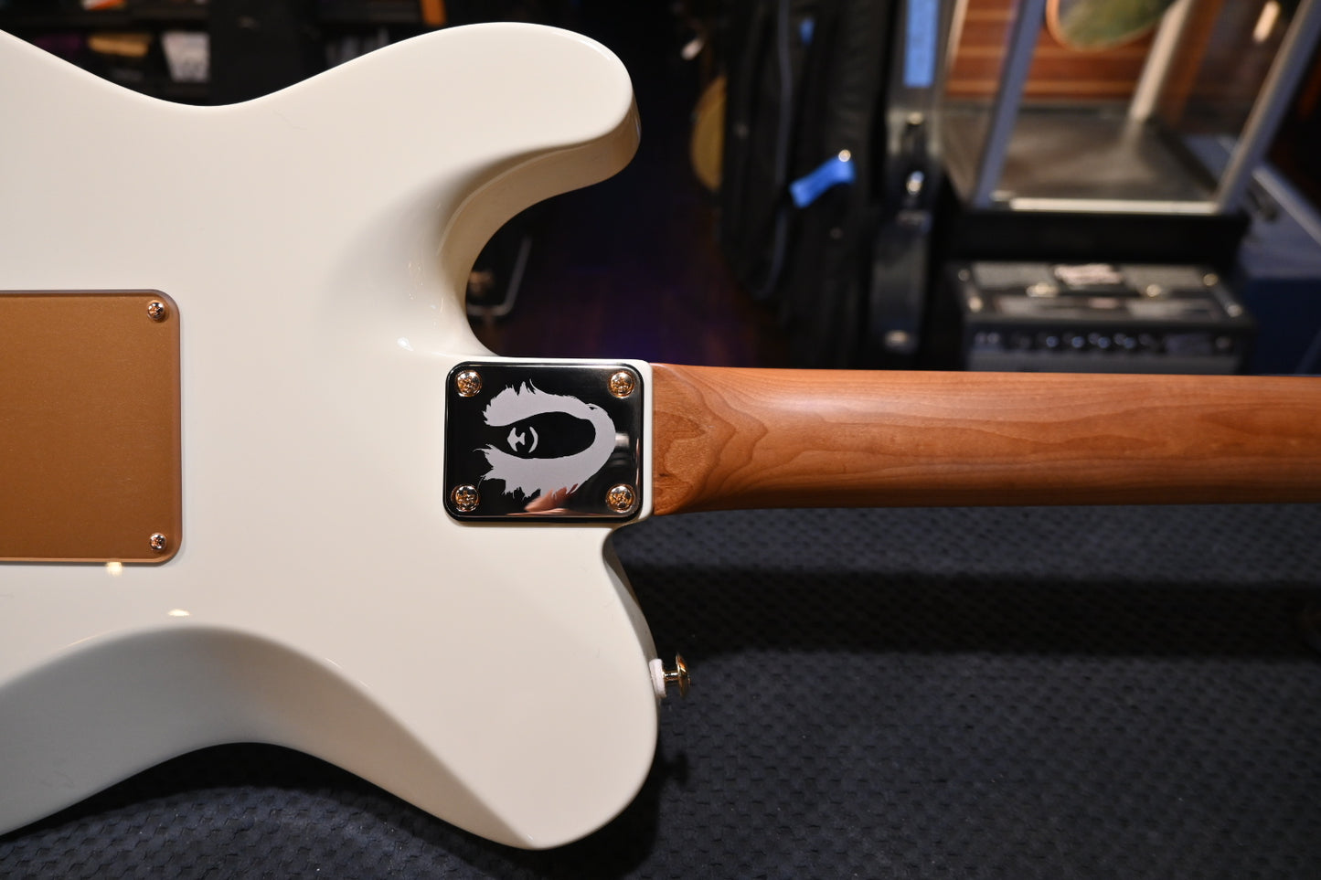 Suhr Mateus Asato Signature Series Classic T Lollar Gold Foils - MA White Guitar #4739 - Danville Music