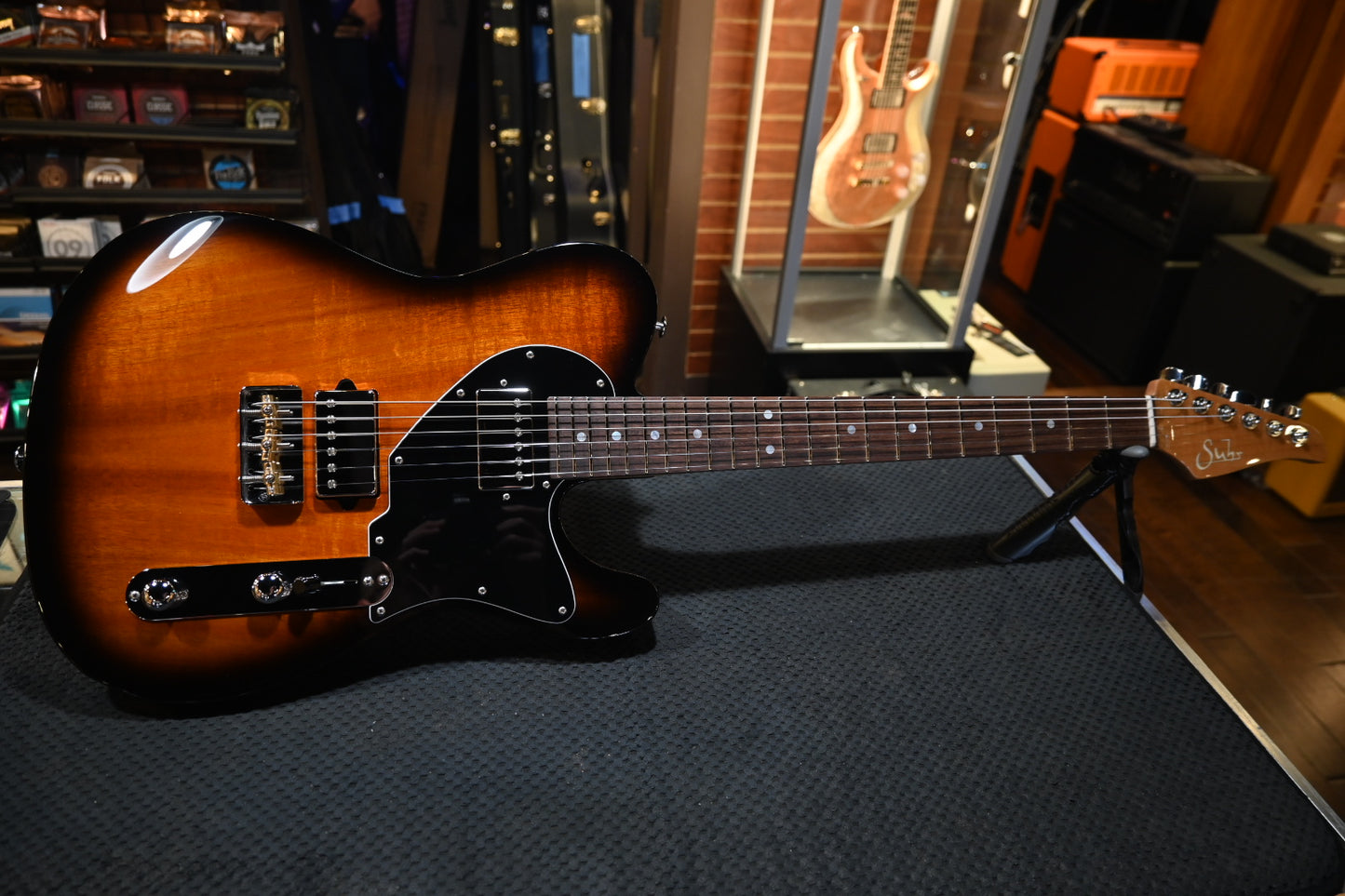 Suhr Custom Classic T Koa - 2-Tone Tobacco Burst Guitar #7157 - Danville Music