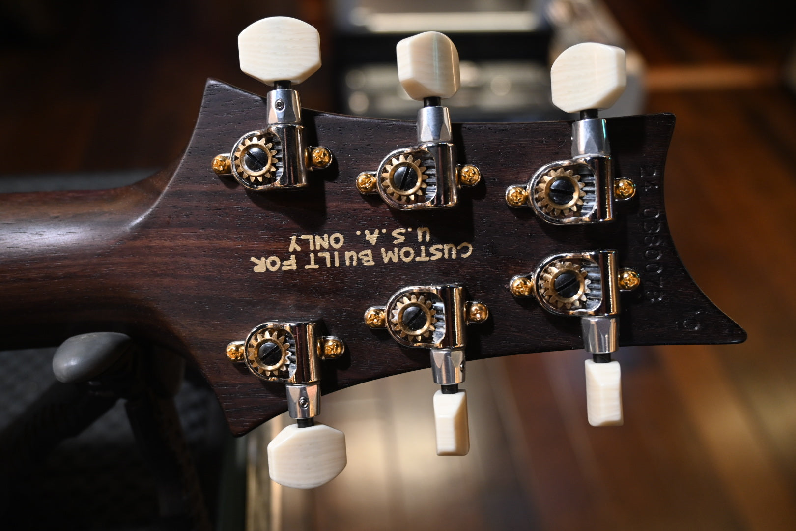 PRS Wood Library DGT 10-Top Quilt Brazilian Rosewood - Cobalt Blue Guitar #0078 - Danville Music