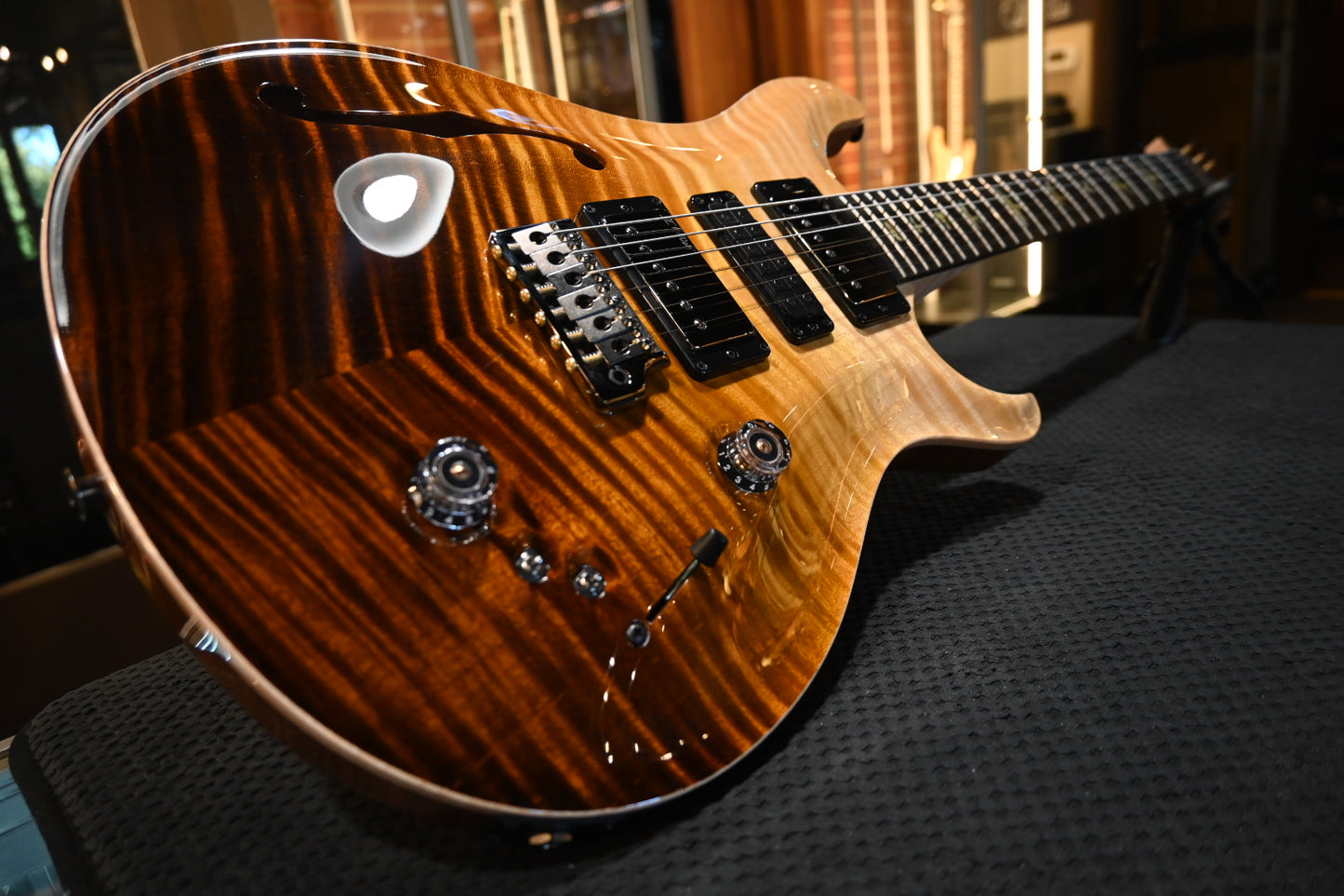 PRS Wood Library Special Semi-Hollow Danville Music 35th Anniversary Artist Top - Sandstorm Fade Guitar #6041