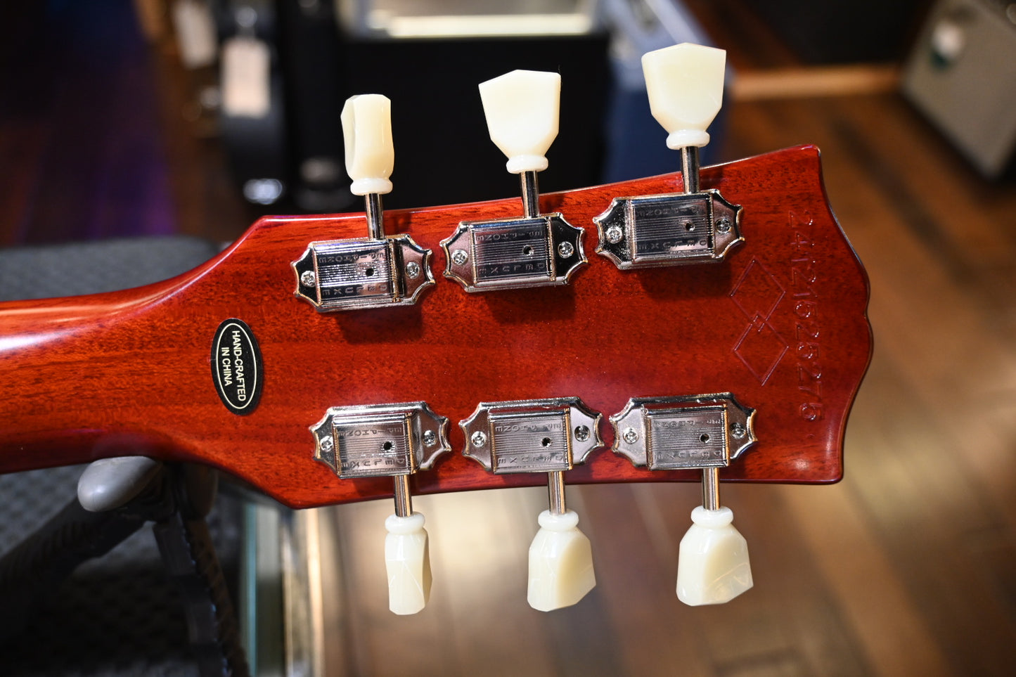 Epiphone Inspired by Gibson Custom 1959 Les Paul Standard Reissue - Deep Cherry Sunburst #5275 - Danville Music