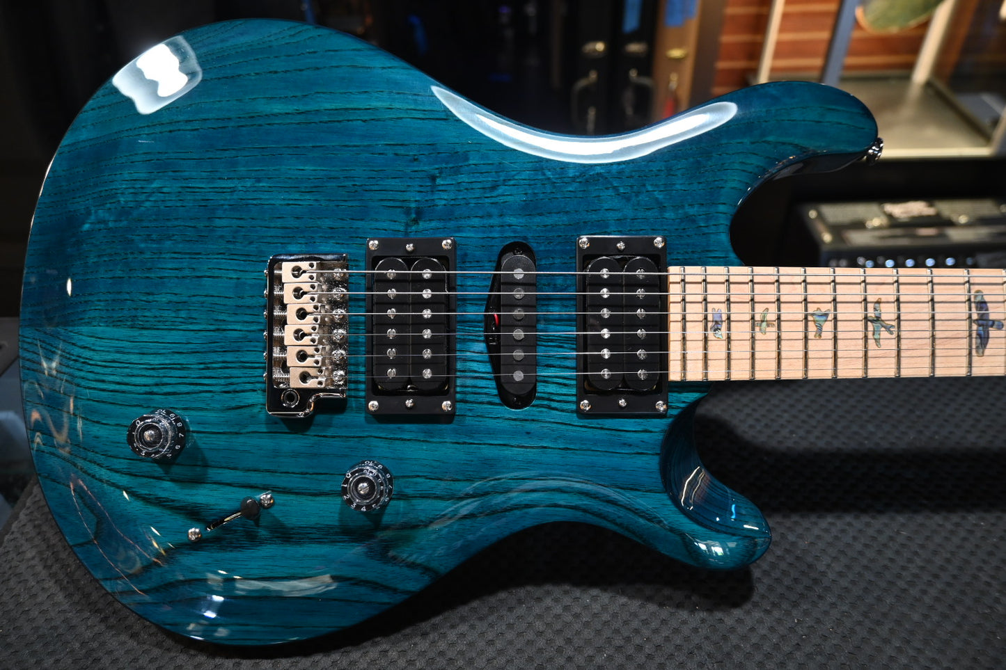 PRS SE Swamp Ash Special - Iri Blue Guitar #7192 - Danville Music