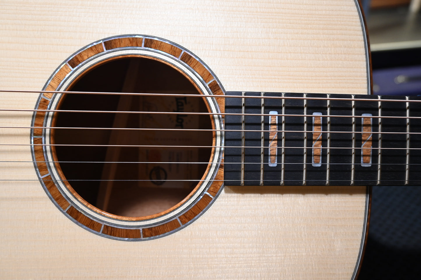 Taylor Custom GC Grand Concert Adirondack Spruce/Ribbon Mahogany Catch #37 Guitar #5101
