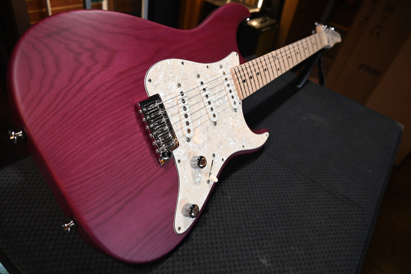 Tom Anderson Classic - Satin Translucent Plum Guitar #324N - Danville Music