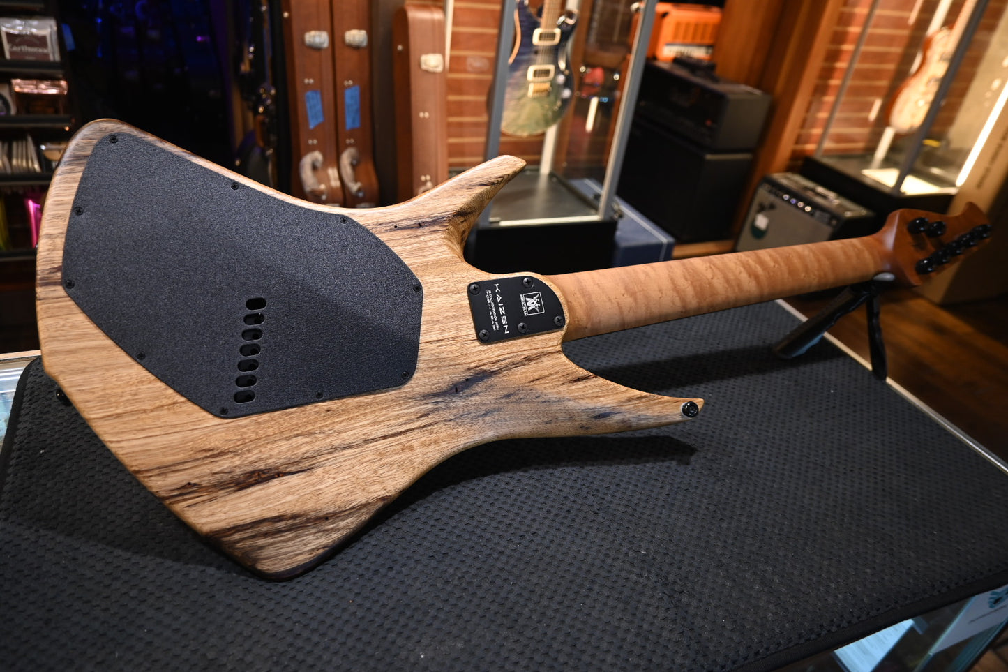 Music Man Kaizen 7 LTD - Black Limba Guitar #2227
