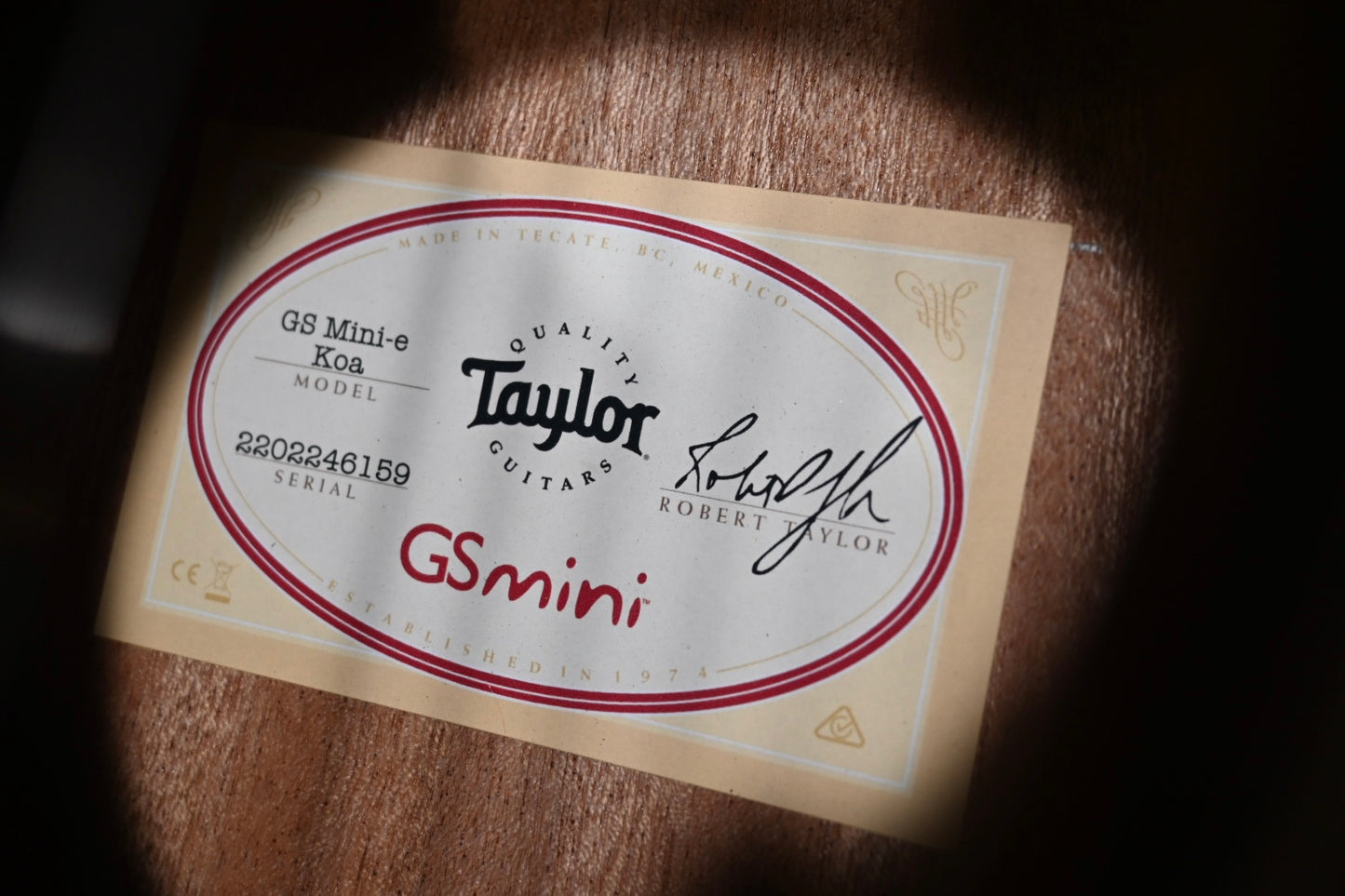 Taylor GS Mini-e Koa Guitar #6159 - Danville Music