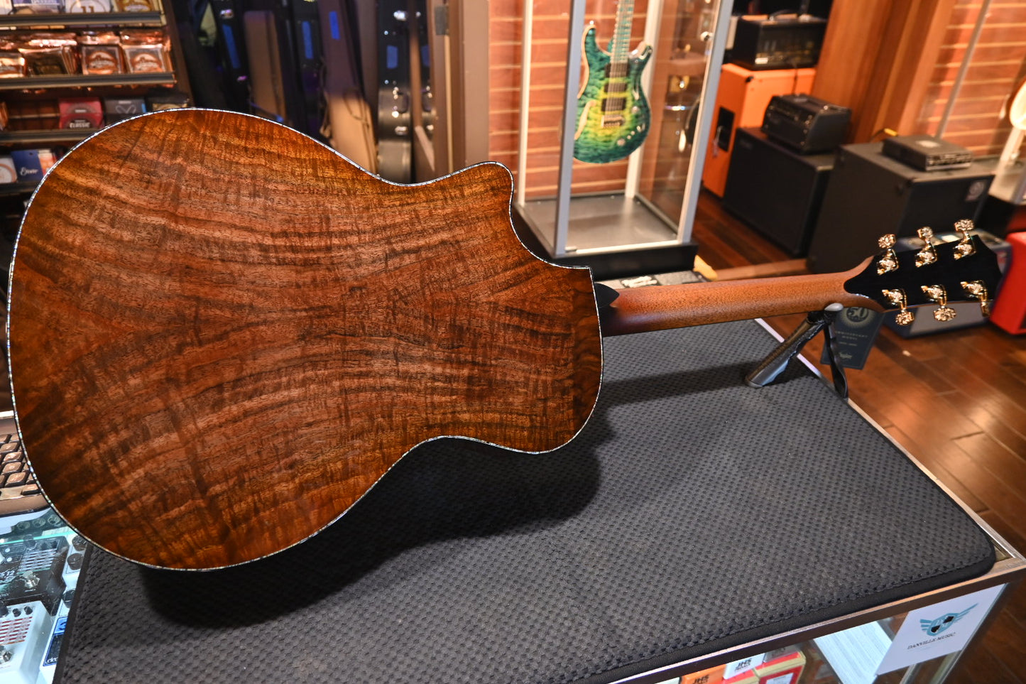 Taylor 50th Anniversary PS14ce LTD Cedar/Claro Walnut Guitar #4001 w/ Matching Circa 74 Amp. Only 16 Made!