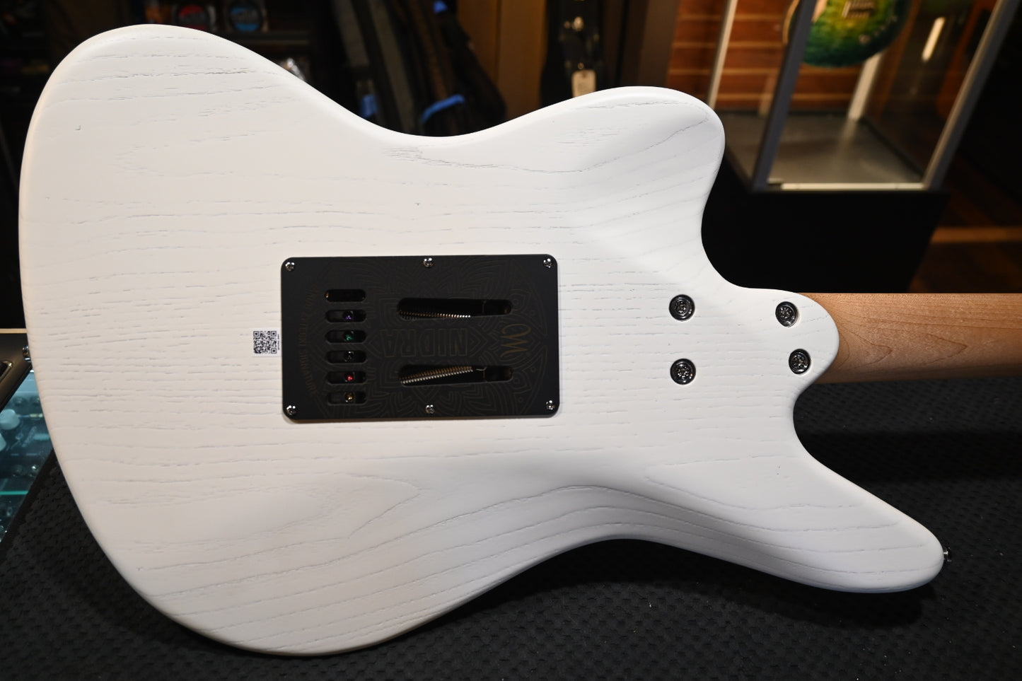 Mayones Jassper Nidra 6 - Monolith Retro White Guitar #5013 - Danville Music