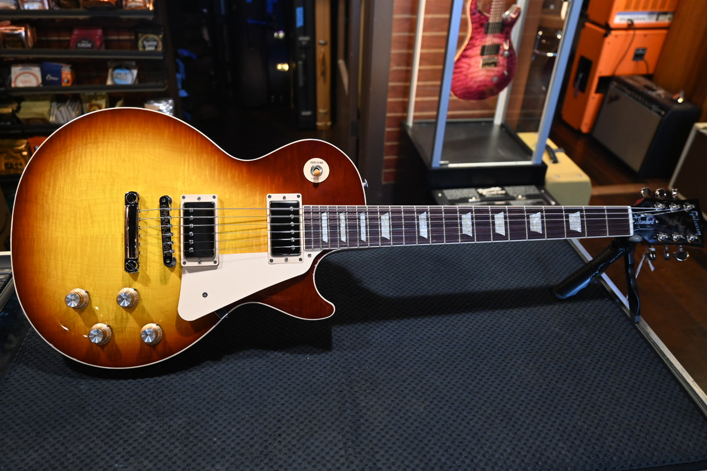 Gibson Les Paul Standard ‘60s Figured Top - Iced Tea Guitar #0295 - Danville Music