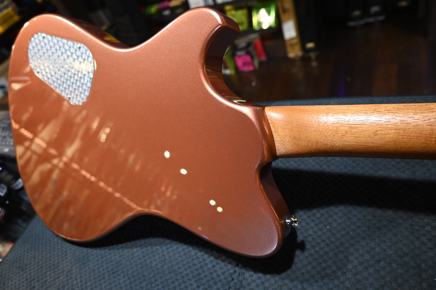 Powers Electric A-Type FF42 CamTail - Byzantine Gold Guitar #A774 - Danville Music