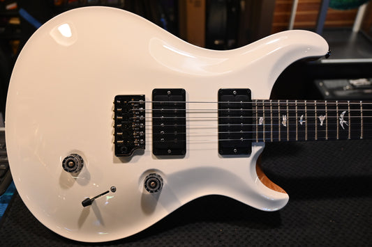 PRS Custom 24 Smoked Black Hardware - Antique White Natural Back Guitar #6320 - Danville Music